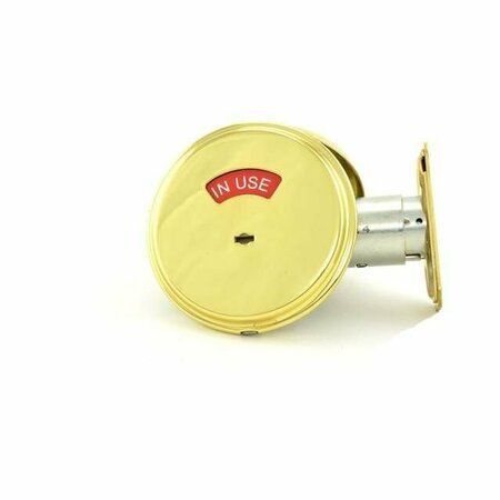 SCHLAGE COMMERCIAL Grade 2 Occupancy Indicator Deadbolt with 12287 Latch and 10094 Strike Bright Brass Finish B571605